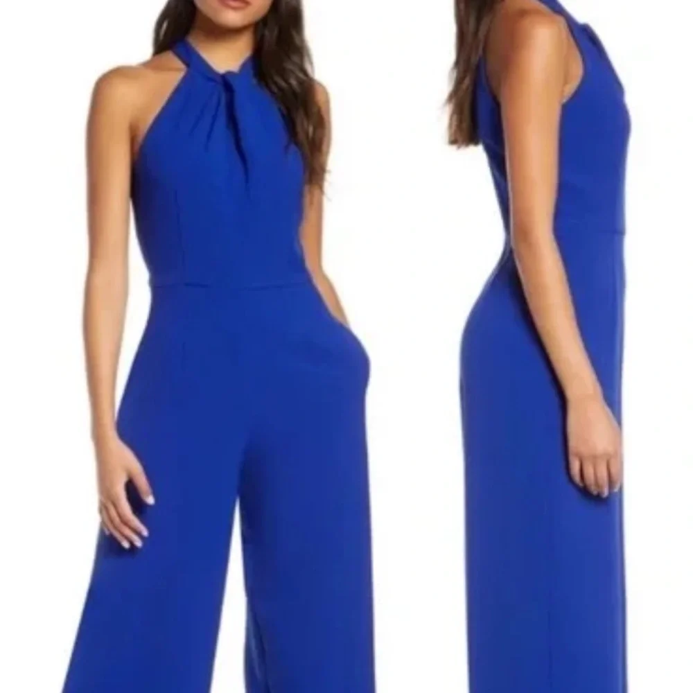 Calvin Klein Royal Blue Maxi Pantsuit